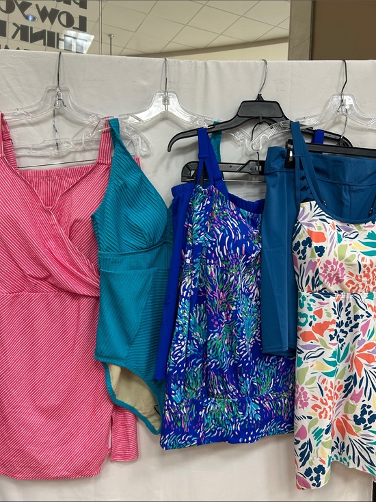 QVC Other - 🔥4 For $35❗️QVC Mixed Swimwear Lot - Pink, Teal, Royal Blue and Floral🔥